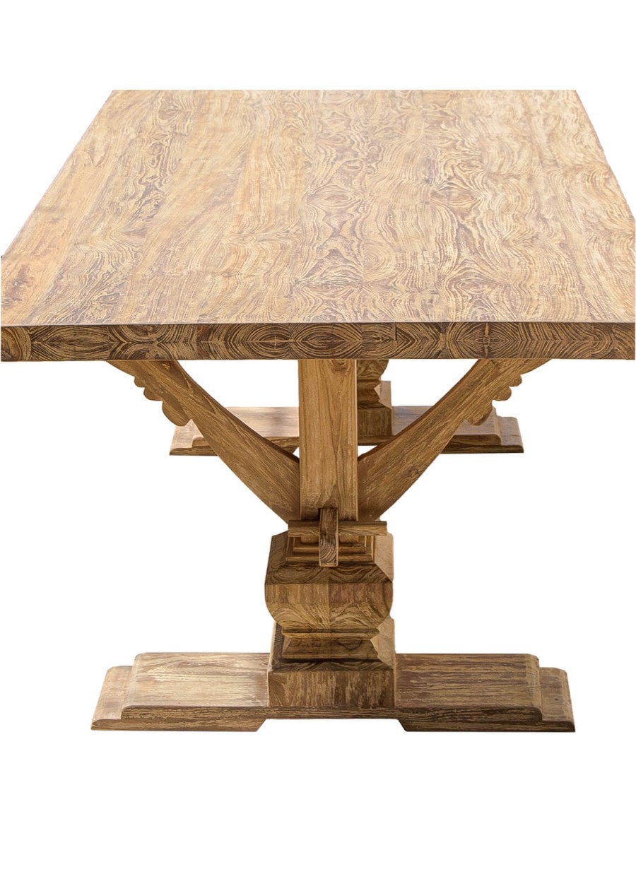 Mesa Teka Dos Patas Torneadas...