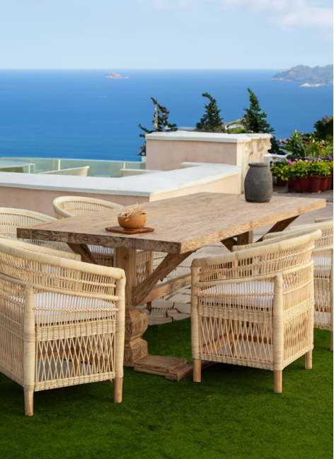 Mesa Teka Dos Patas...