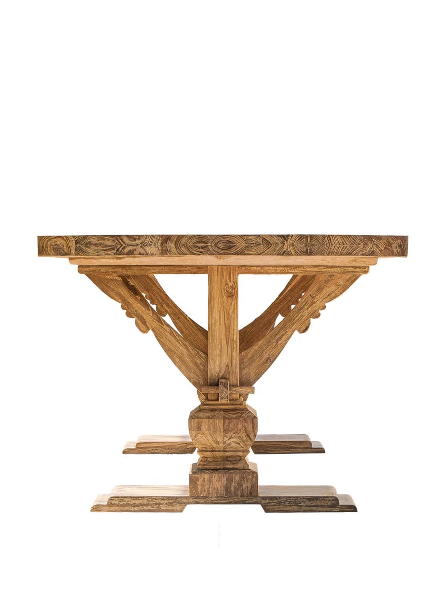 Mesa Teka Dos Patas Torneadas...