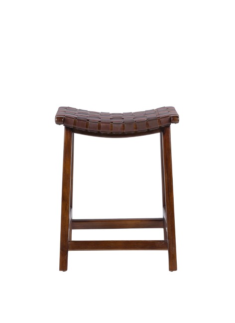 Taburete Trenza Piel Alto... 2