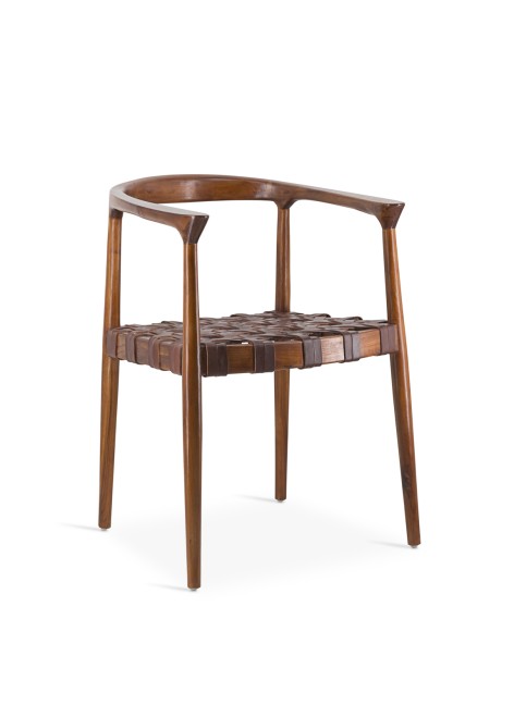 Sillón Tetuán Trenza Marrón...