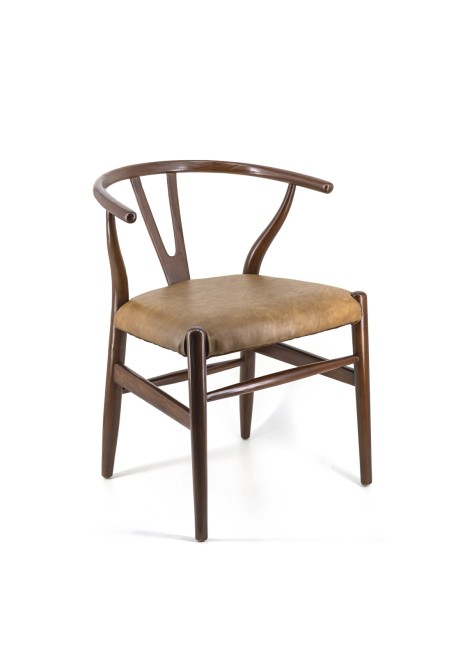 Silla Camel Piel  50x50x73cm 2