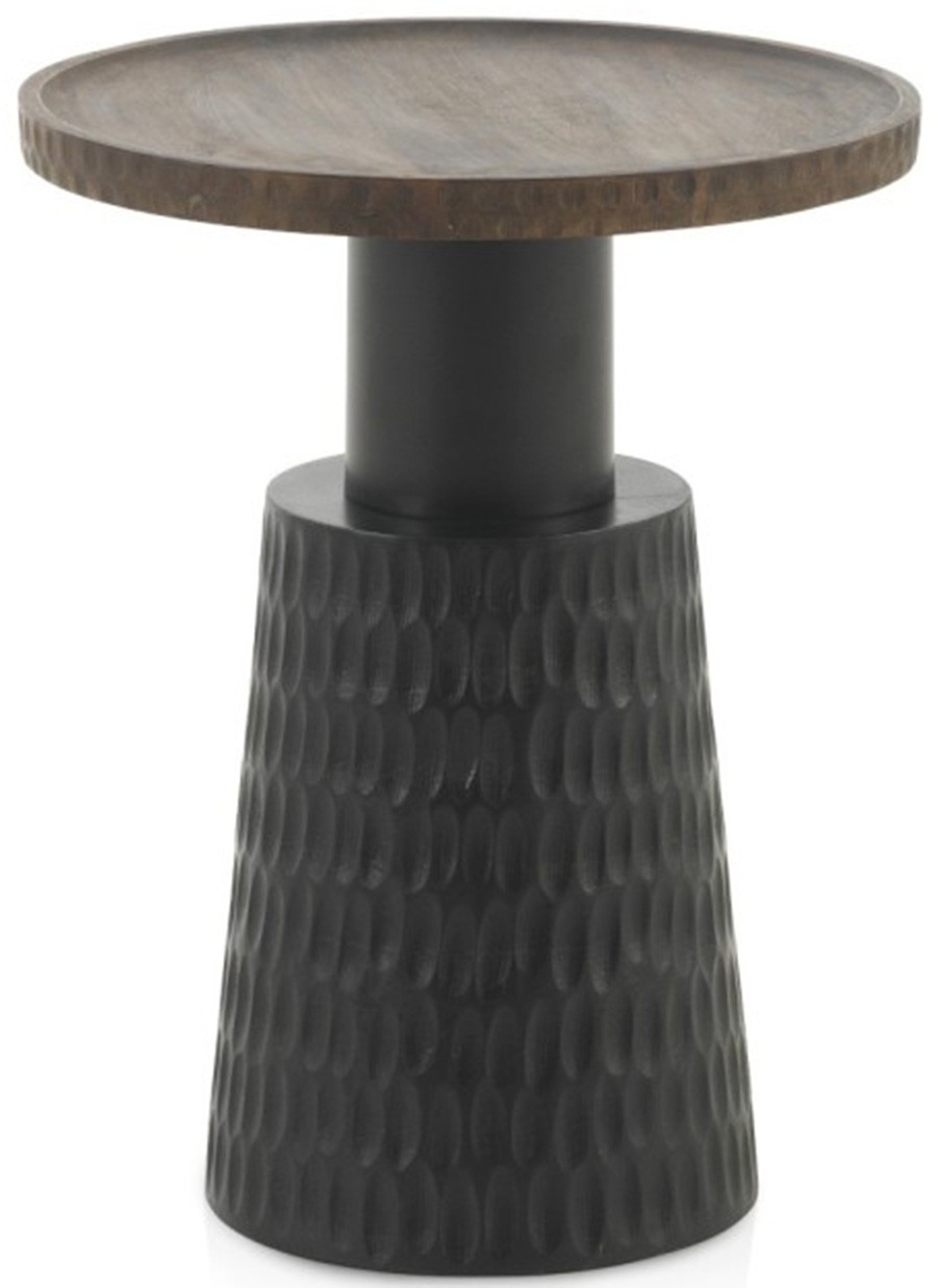 Mesa Auxiliar Isidore Relieve Nogal...