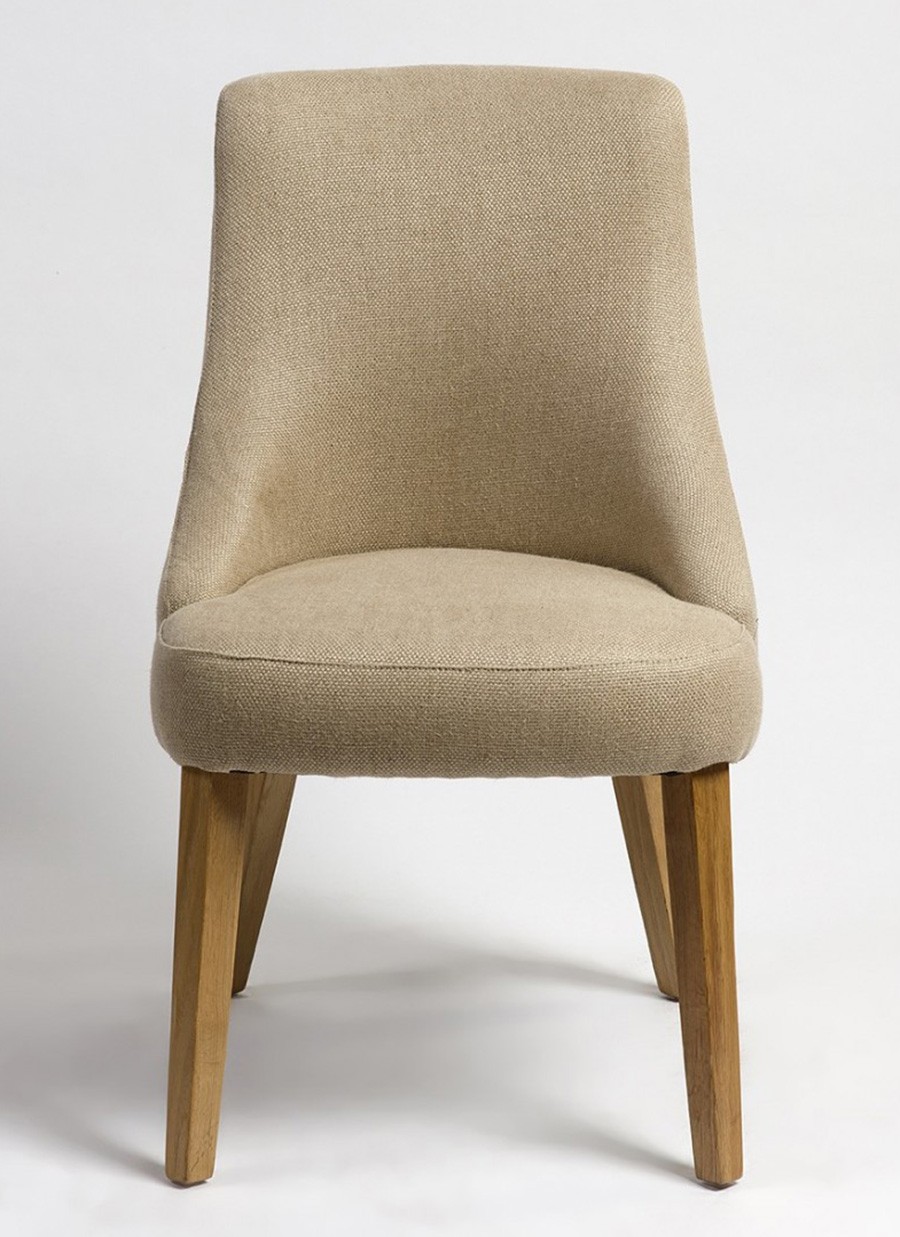 Silla Irán Lino y Pata de Roble...