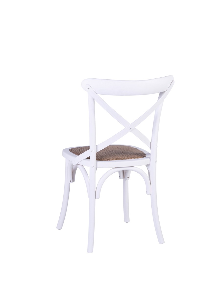 Silla Paris Cruz Blanca 50x55x89cm