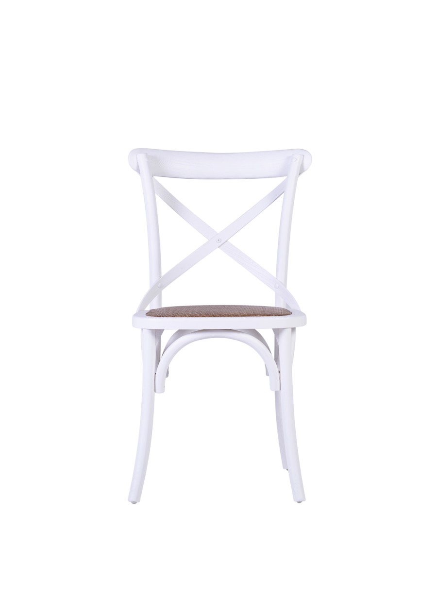 Silla Paris Cruz Blanca 50x55x89cm