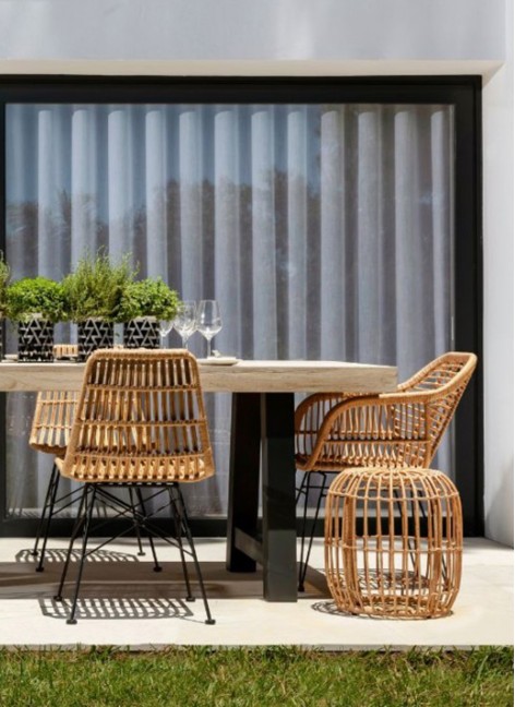 Sillón Italia Ratán Pata...