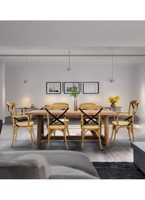 Silla Chicago Cruz  50x50x92cm 2