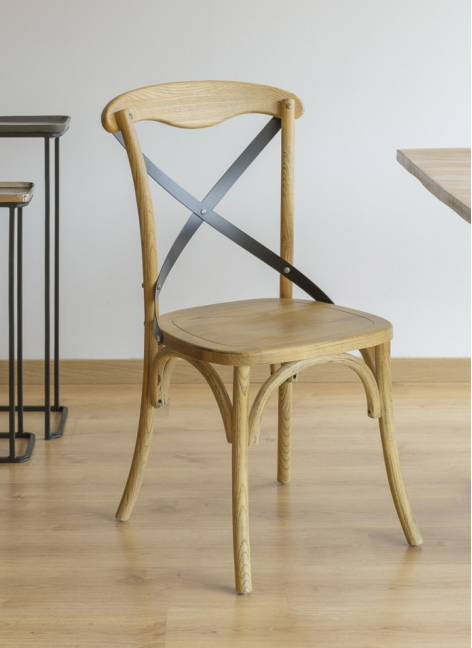 Silla Chicago Cruz  50x50x92cm