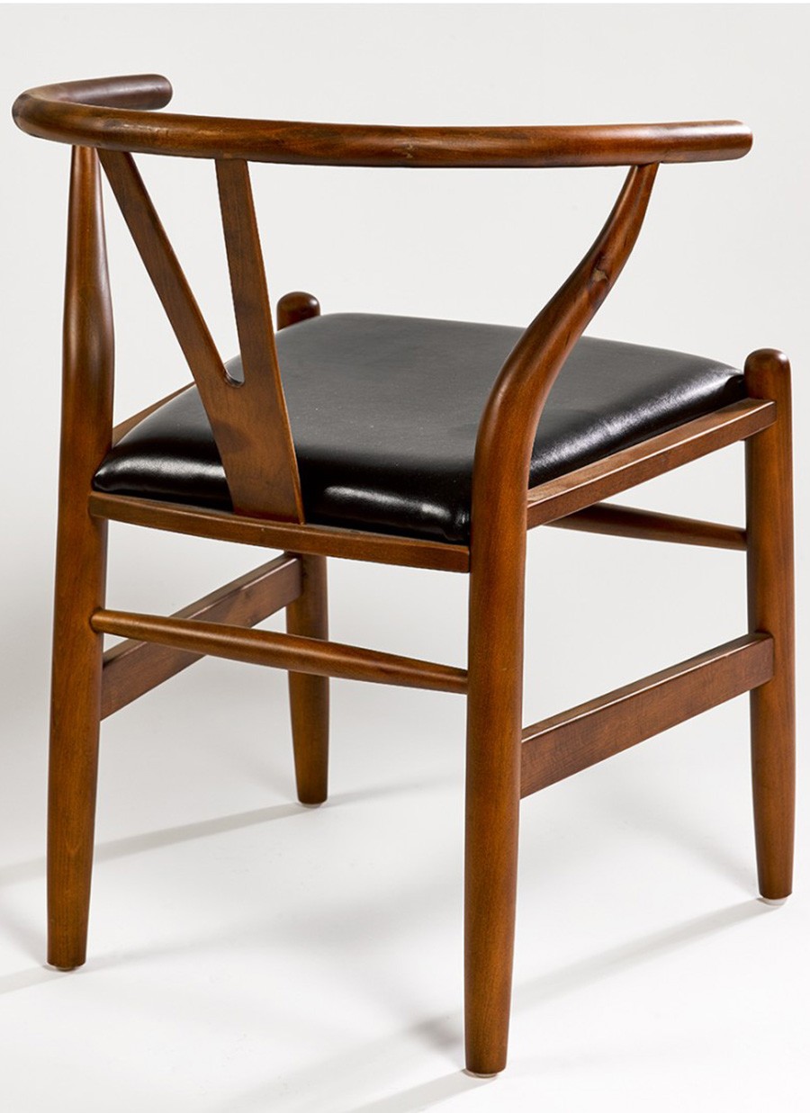 Sillón España de Madera y Polipiel...