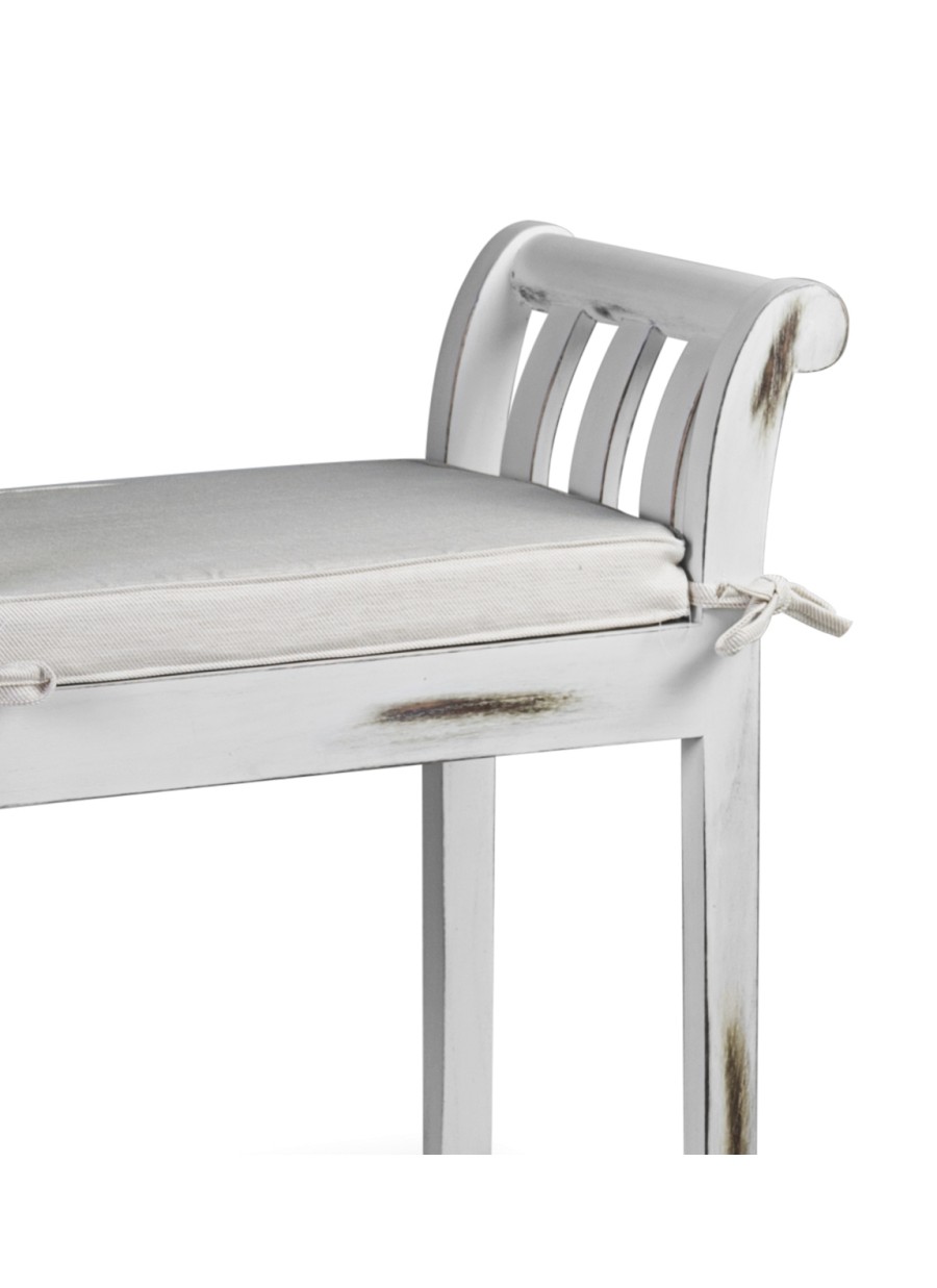 Banqueta Kipas Blanca Con Cojin...