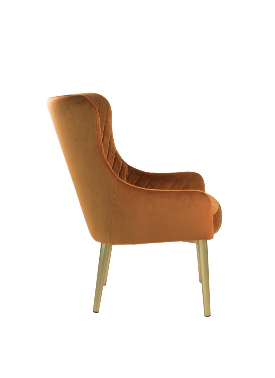 Sillón Melissa Miel  70x63x86cm