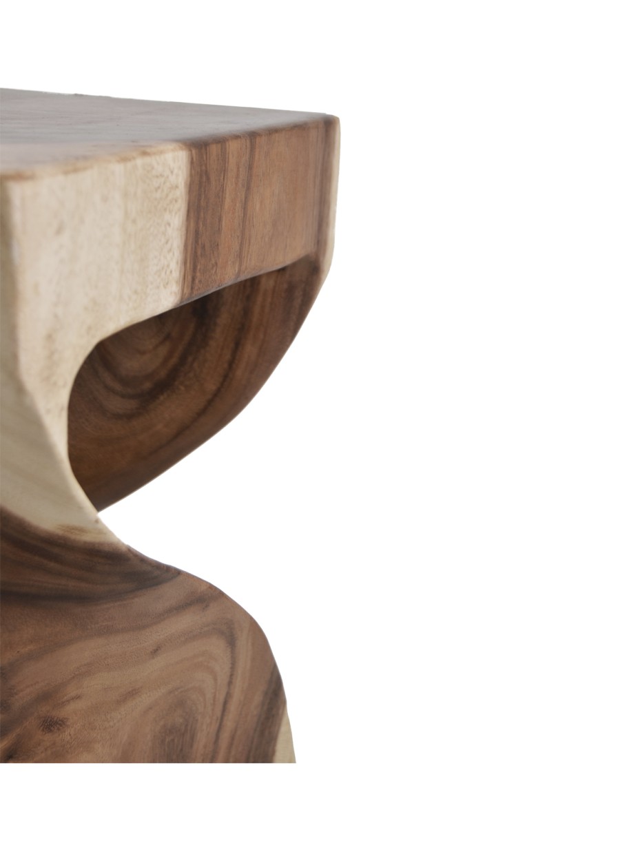 Mesa Auxiliar Cuadrada Tronco Curvo...