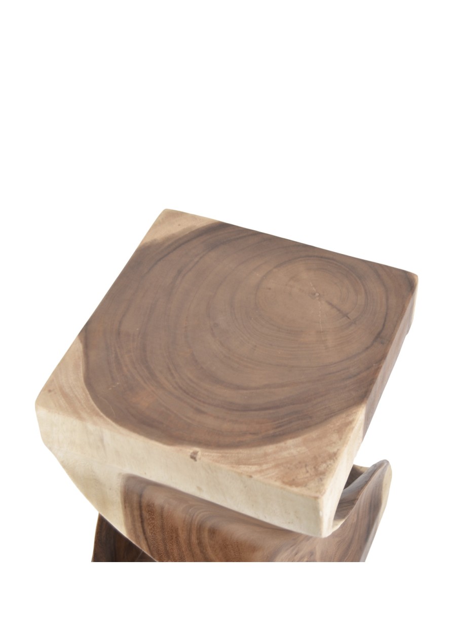 Mesa Auxiliar Cuadrada Tronco Curvo...