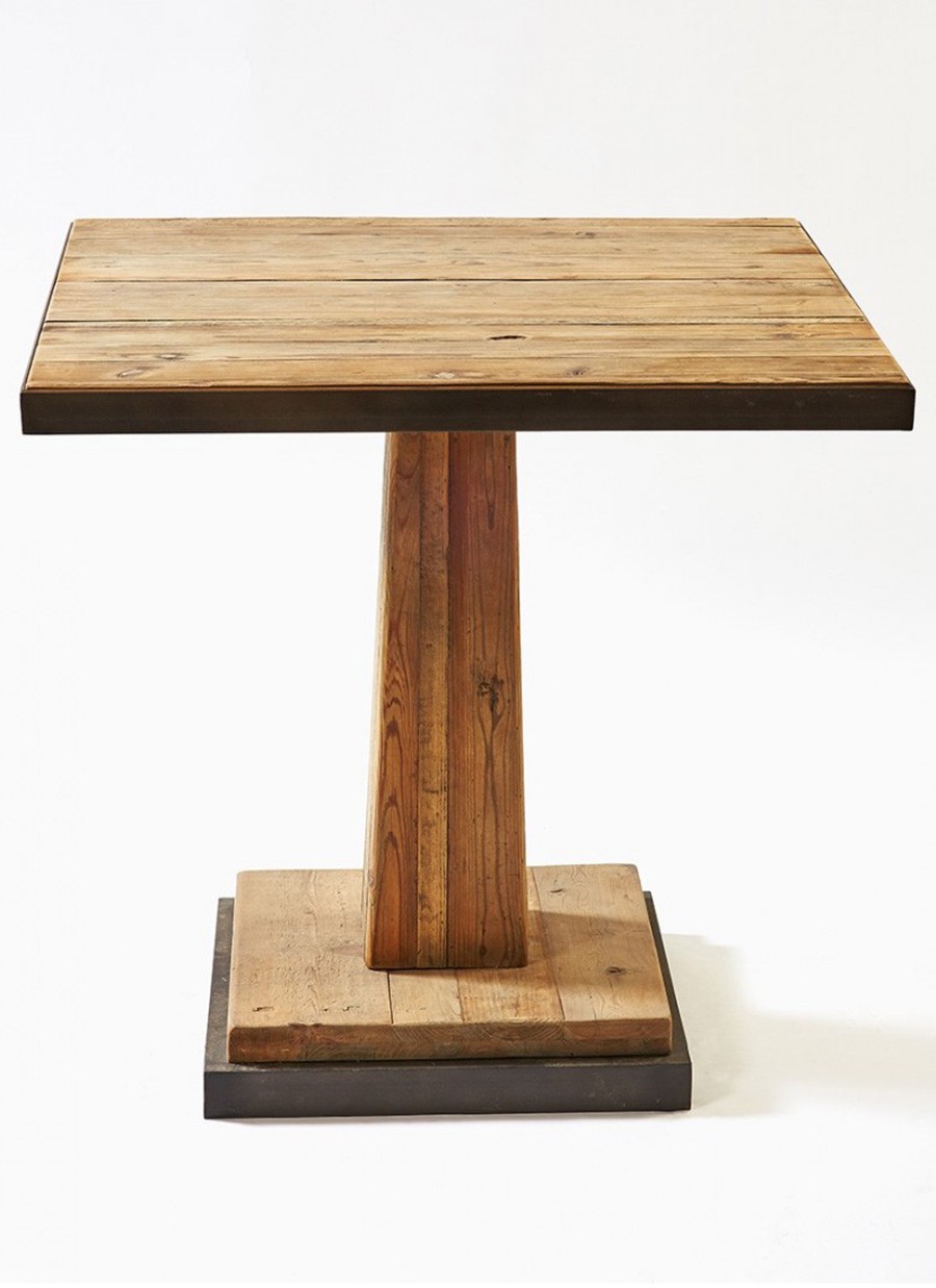 Mesa Nigeria Madera Pino y Metal...