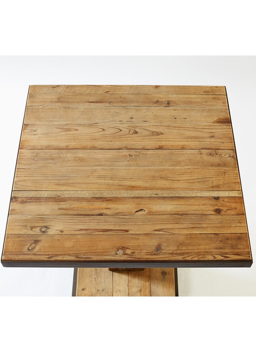 Mesa Nigeria Madera Pino y Metal...