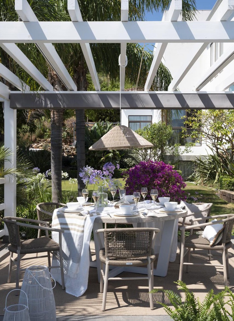 Mesa Hungría de Exterior 160x160x76 cm