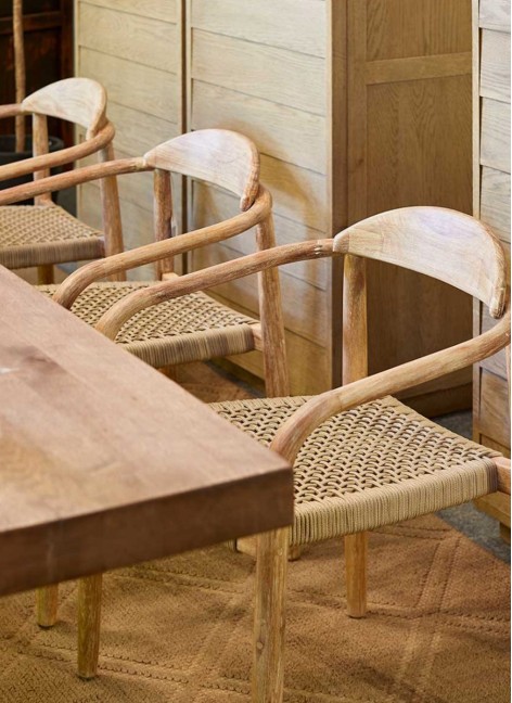 Silla Rusia Cuerda Beige...