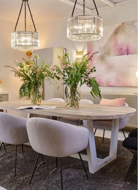 Mesa Letonia Teca y Metal...