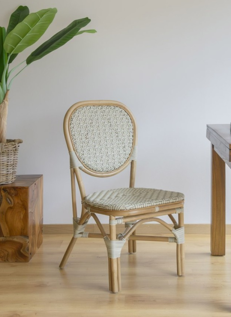 Silla Bistro Blanca 50x58x94cm