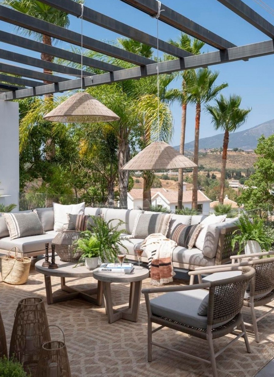 Mesa Dubay Madera de Teca 100x100x40 cm