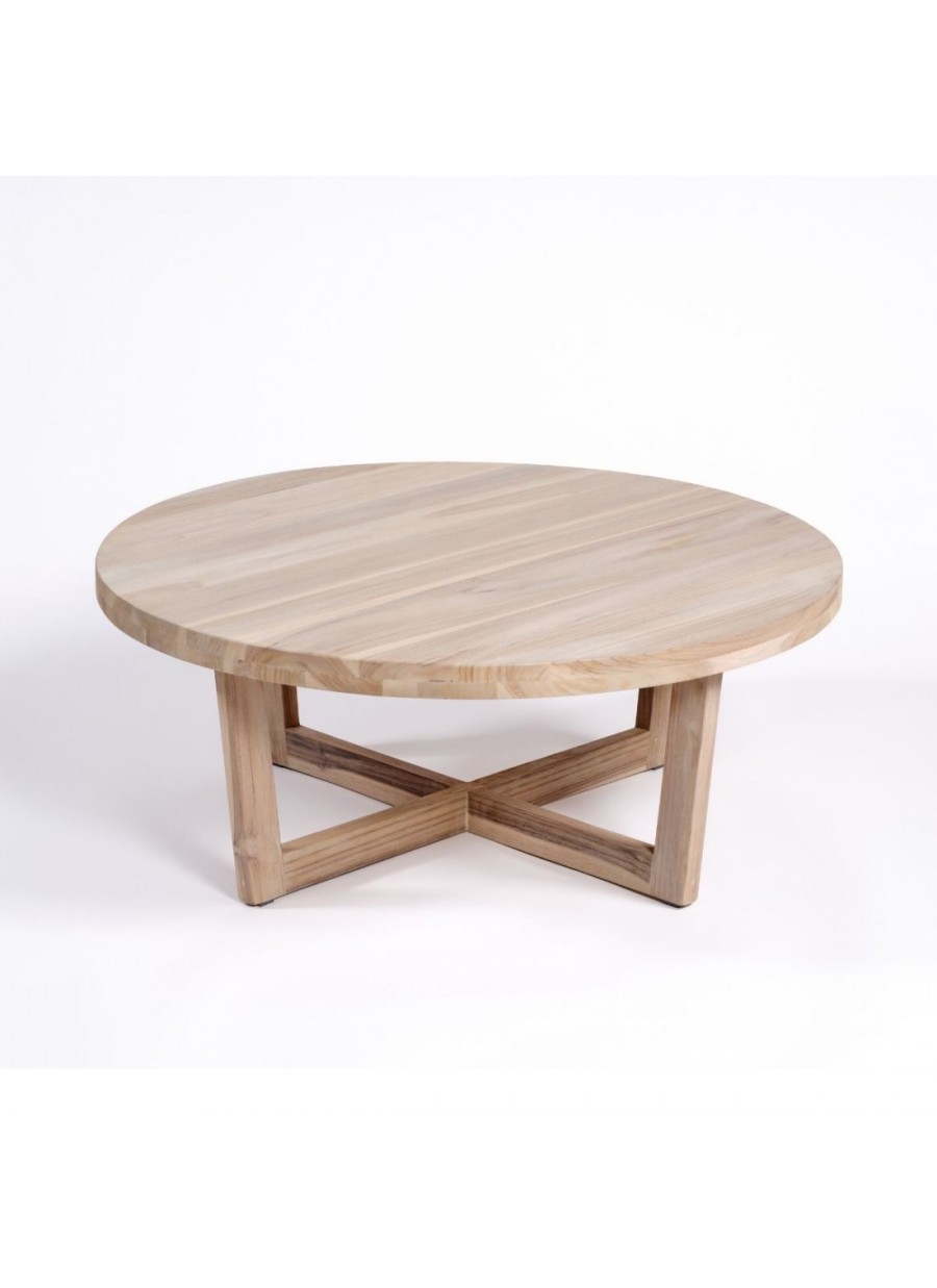 Mesa Dubay Madera de Teca 100x100x40 cm