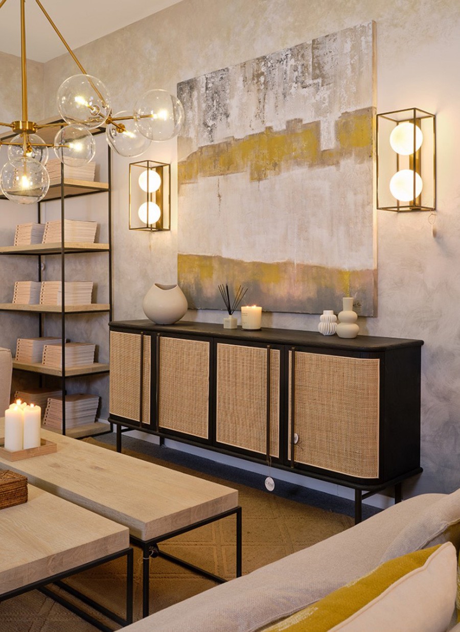 Aparador Armenia Roble y Ratán...