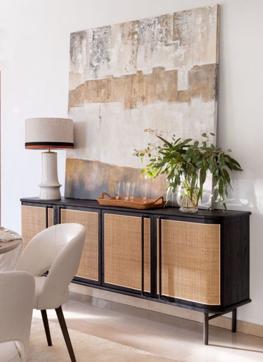 Aparador Armenia Roble y Ratán...