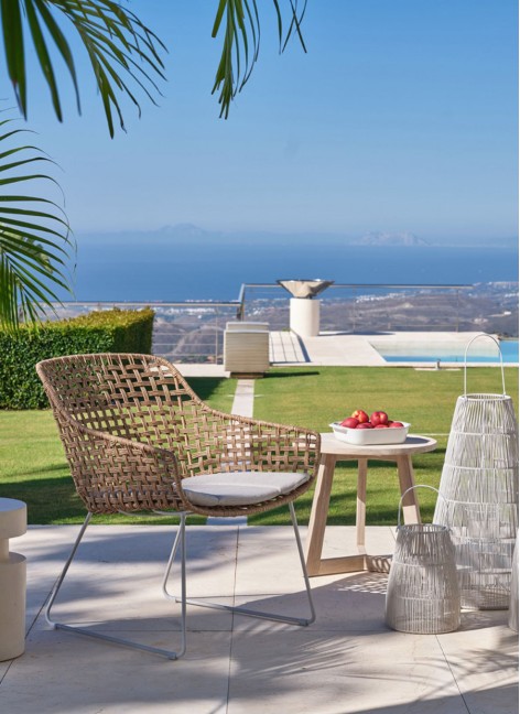 Silla Estonia Ratán y Cojín...