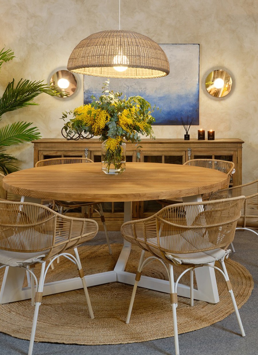 Silla Joya Resina y Metal 58x60x78 cm