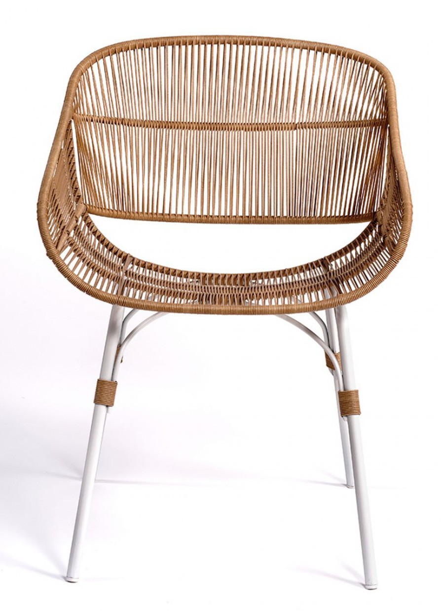 Silla Joya Resina y Metal 58x60x78 cm