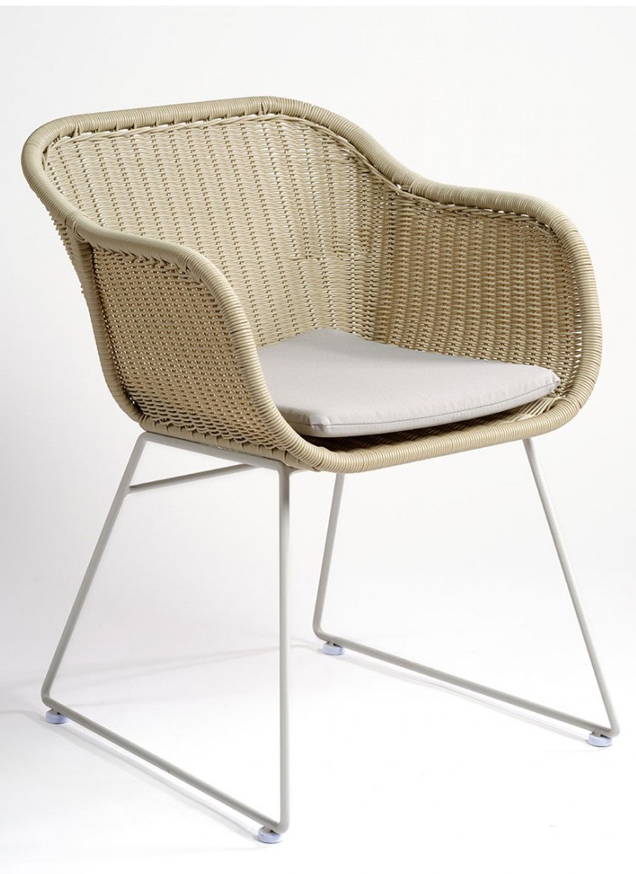 Sillón Gema Ratán Sintético y Metal...