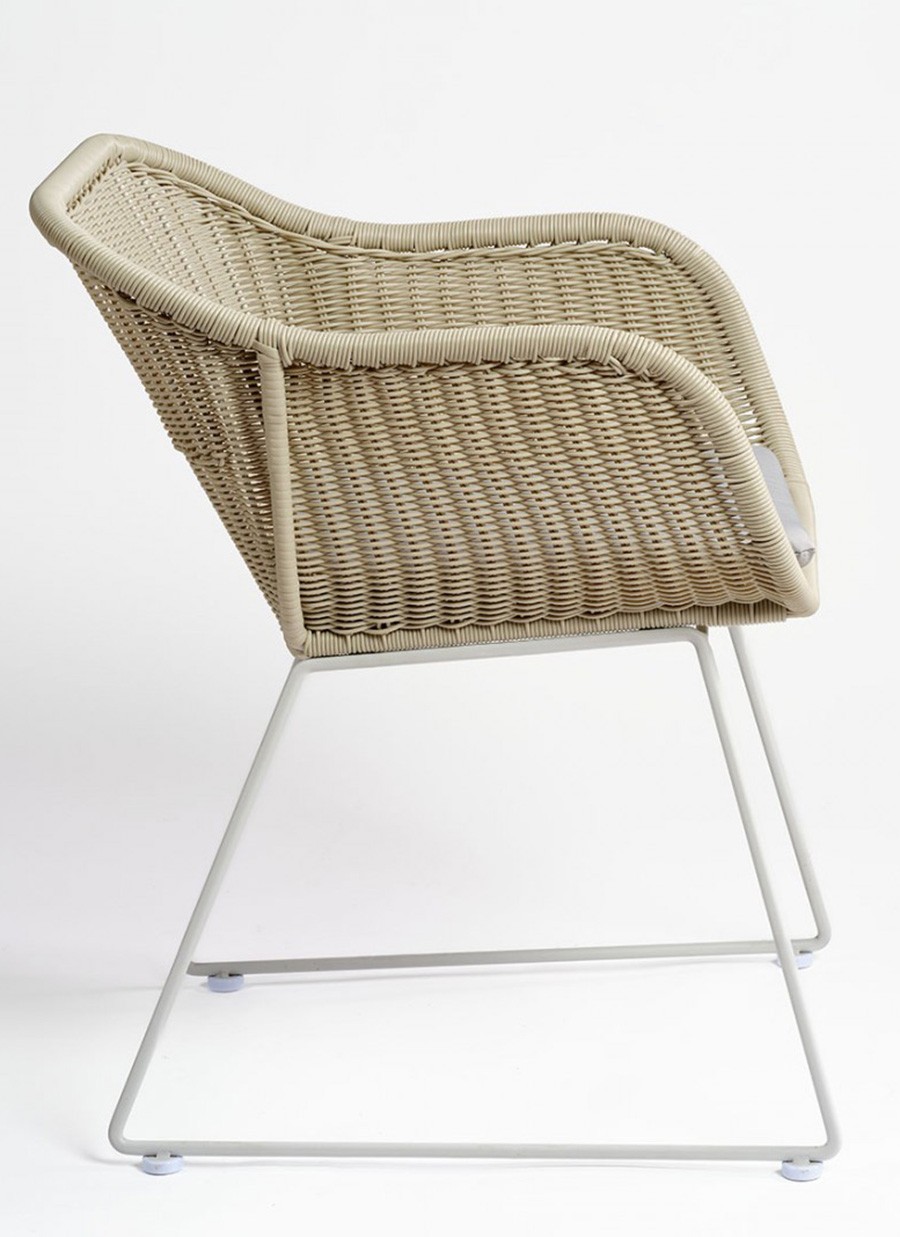 Sillón Gema Ratán Sintético y Metal...