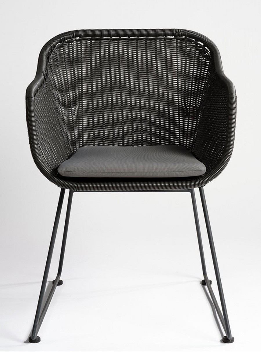 Sillón Marea Ratán Sintético y Metal...