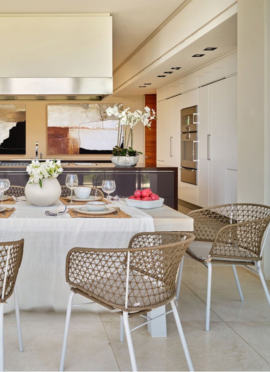 Silla Flor Cuerda y Metal...