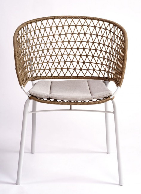 Silla Flor Cuerda y Metal... 2