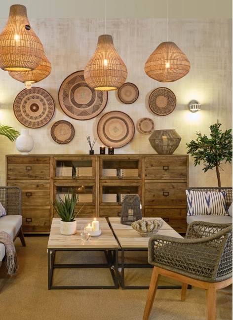 Mesa Milly Grafito y Teca...