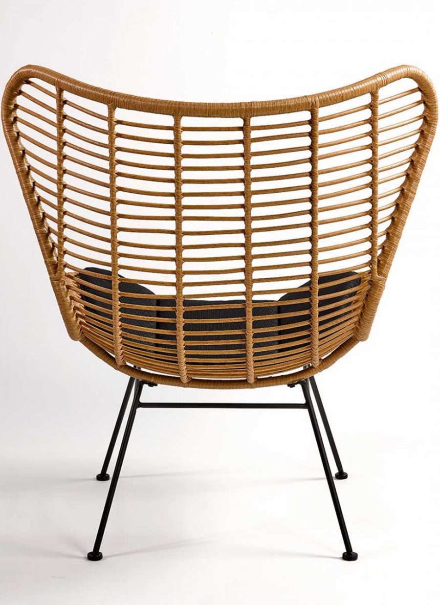 Sillón Otto Fibra y Metal 86x83x103 cm