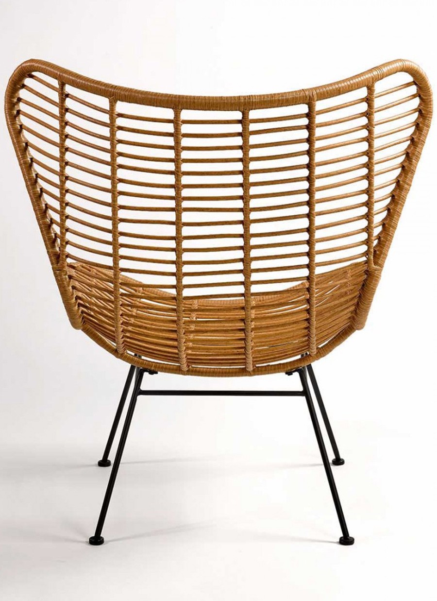 Sillón Otto Fibra y Metal 86x83x103 cm