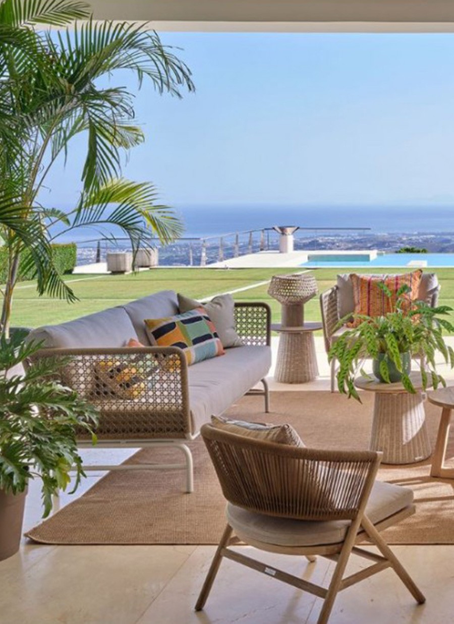 Sofá Roland Cuerda y Metal...