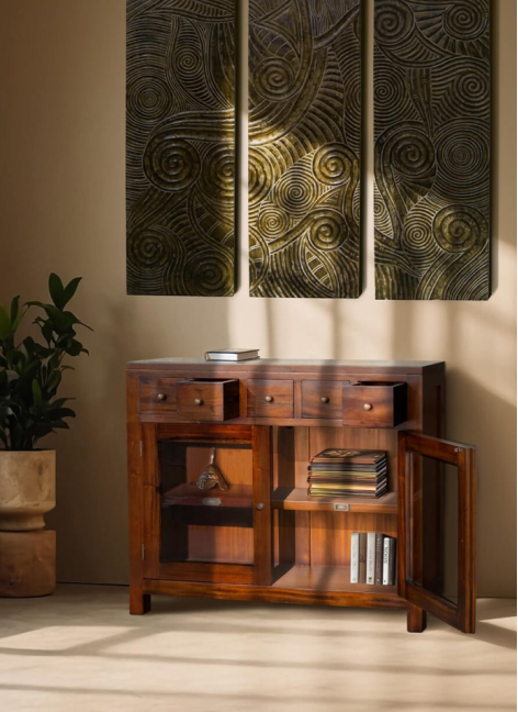 Consola Flamingo 5 Cajones...