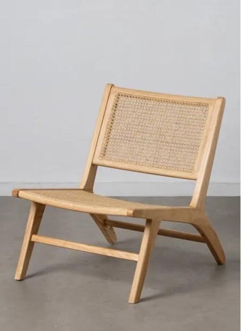 Sillón Madera y Ratán...