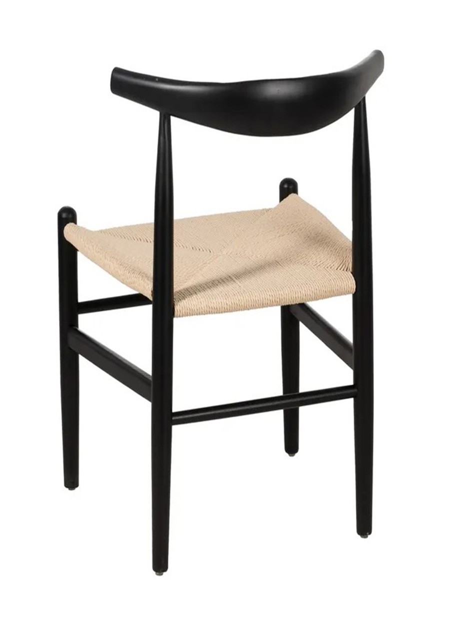 Silla Raíces Madera y Fibra 53,5x47x77cm