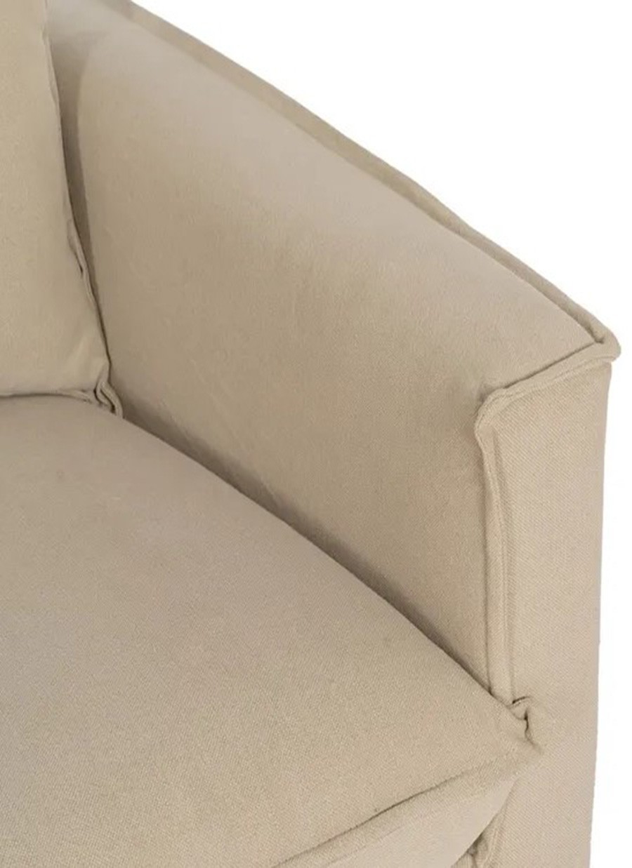 Sofá Sevilla 3Plazas Beige 220x95x90cm