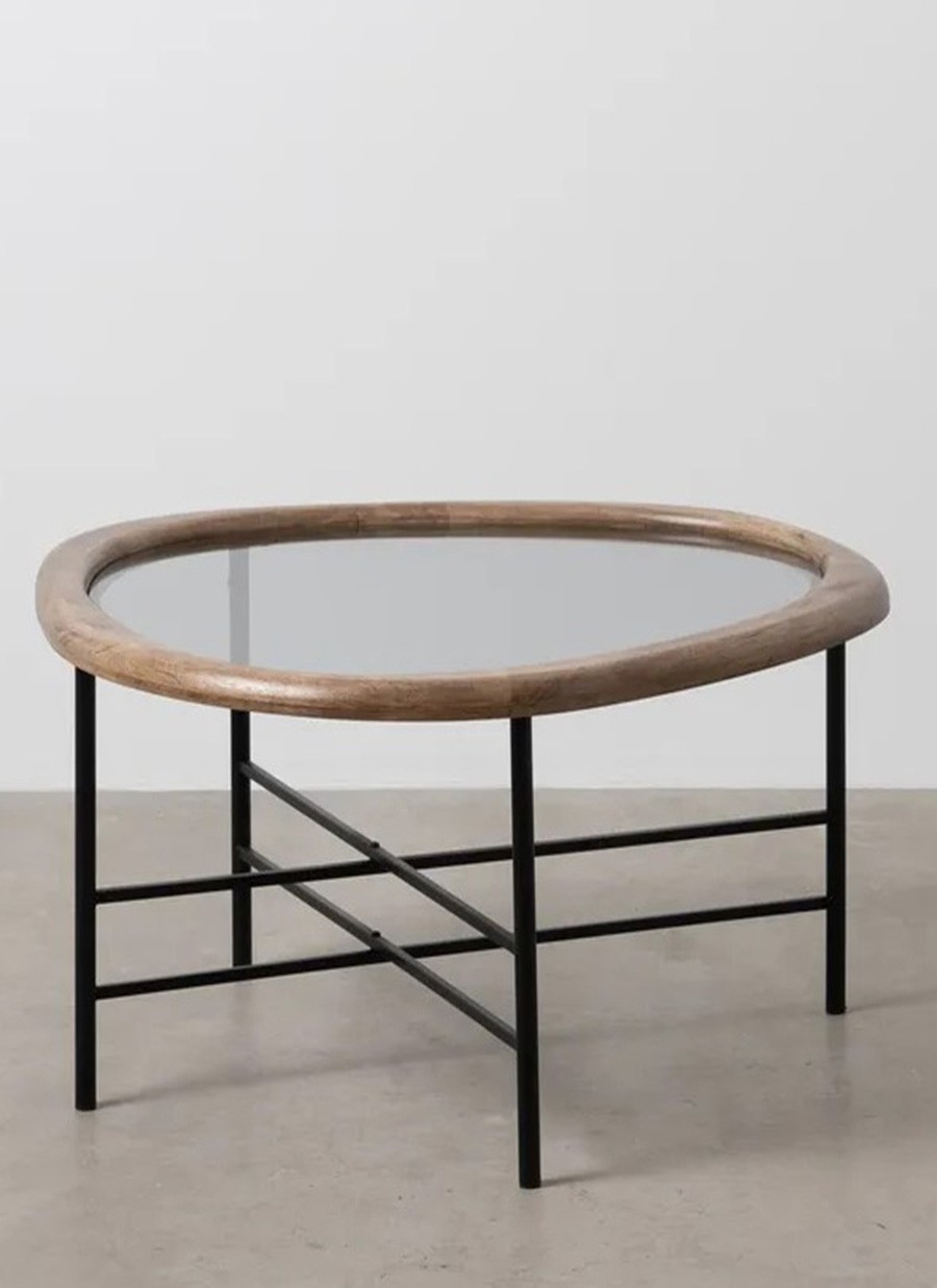 Mesa Rama Madera y Metal 76x81x38cm