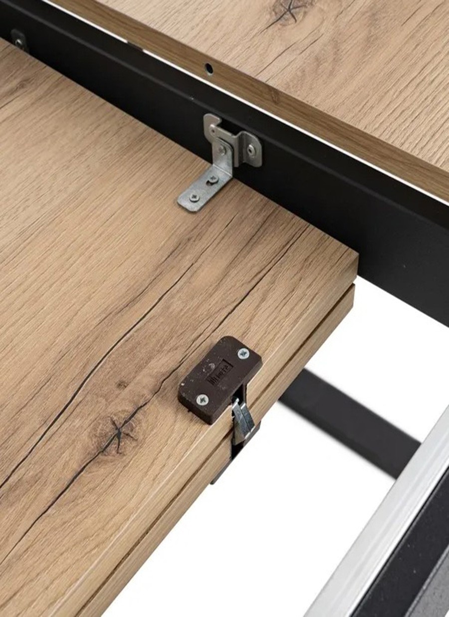 Mesa Dubai Extensible Metal y Madera...