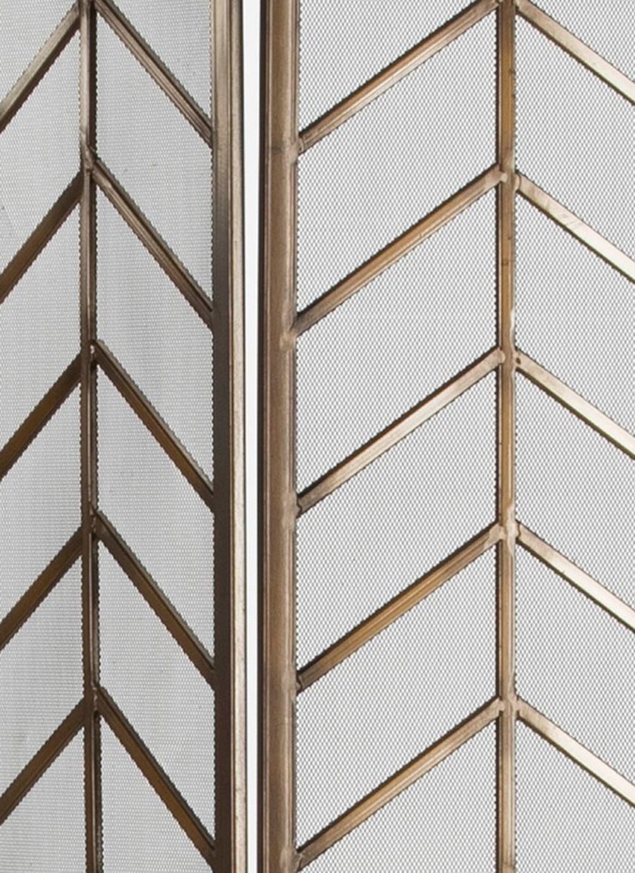 Biombo Ámsterdam Metal Dorado...