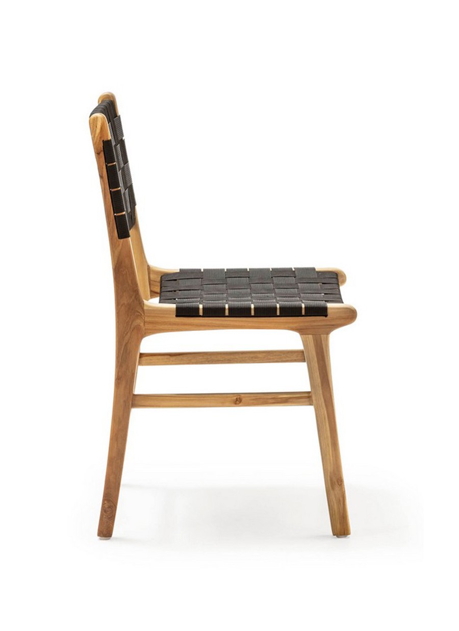 Silla Habana Madera y Nylon 50x56x87 cm