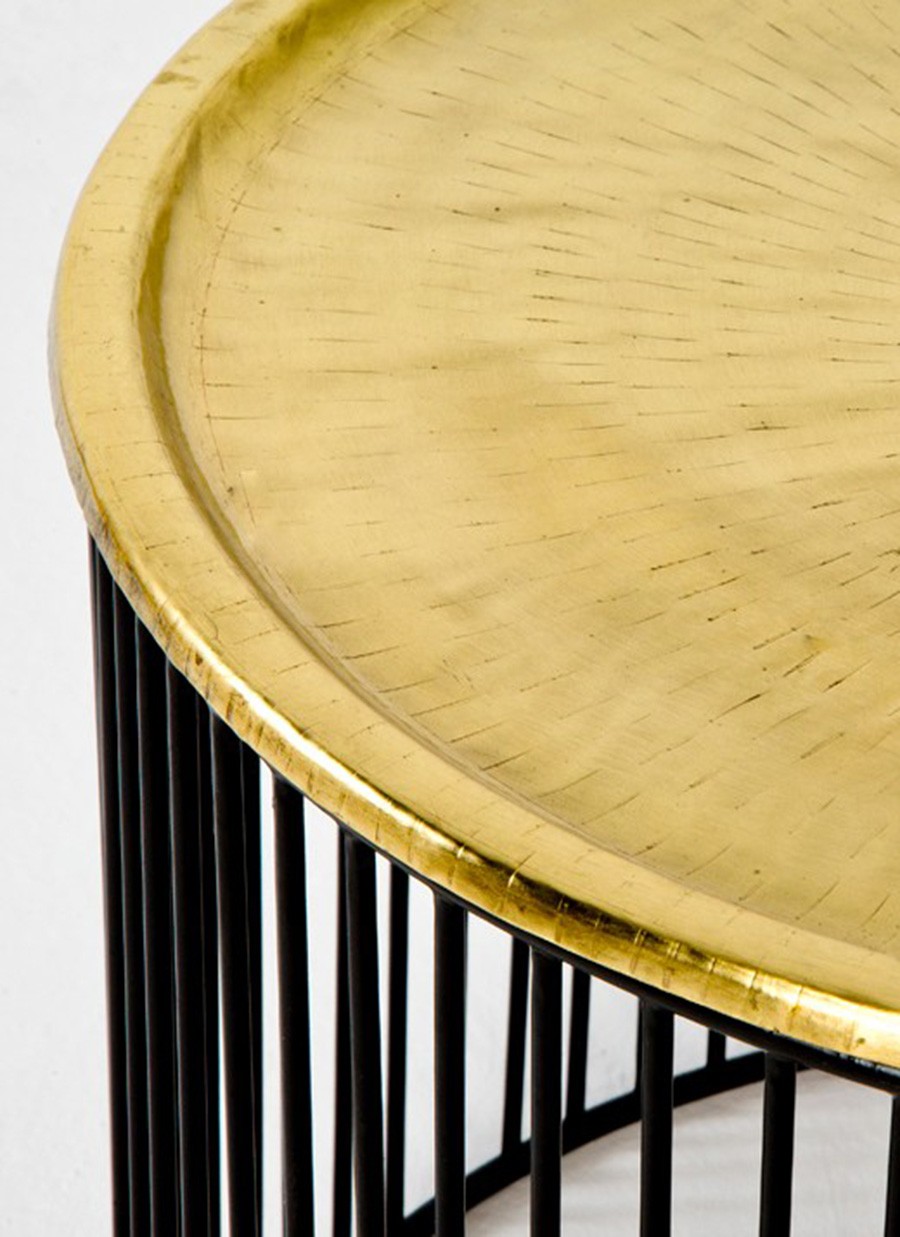 Mesa Luanda Hierro 56x56x42 cm