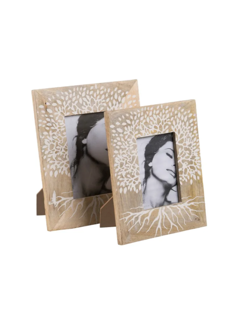 Portafotos Blanco-Natural... 2